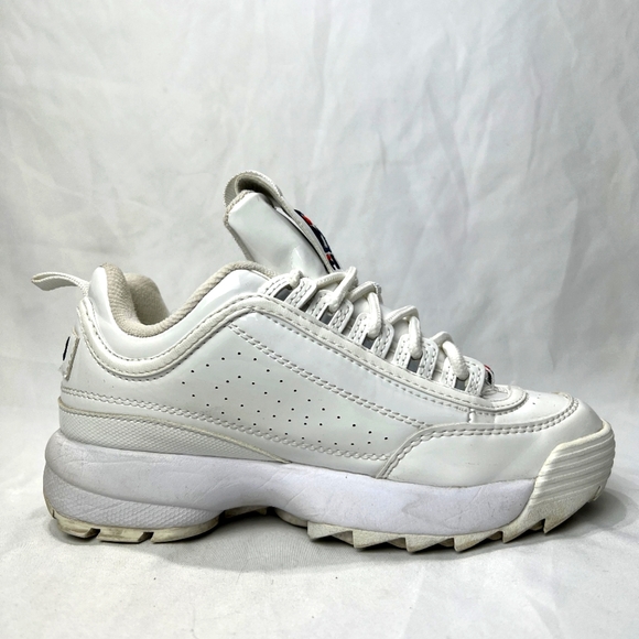 Womens Fila Disruptor 2 Premium Athletic Shoe - White Size 6 - Picture 8 of 8